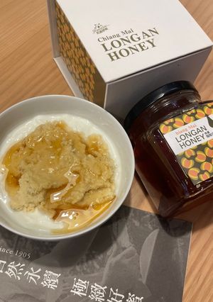 高蛋白甜點-蜂蜜鷹嘴豆泥優格碗 的食譜成品照片