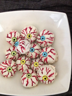 Una foto de Ojos de chocolate para Halloween
