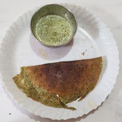 A picture of Moong beans evergreen healthy chilla.