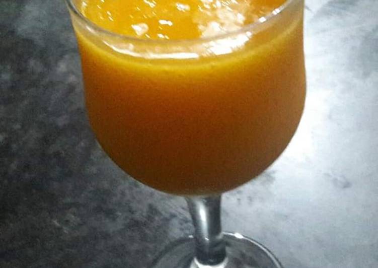 Mango tango sizzling drink