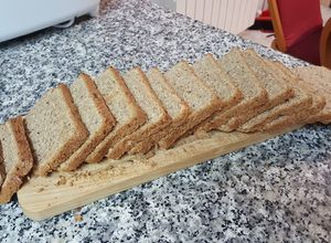 Una foto de Pan de espelta 🍞 en panificadora  (con poolish)