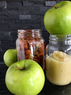 Una foto de Salsa de manzana casera
