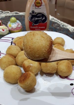 عکسی از دستور توپک سیب زمینی عالییی