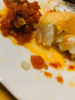 Una foto de Bacalao con muselina