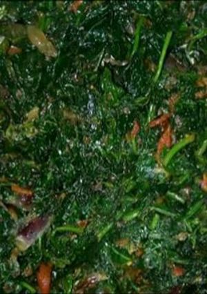 A picture of Managu stew.