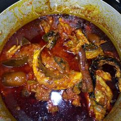 Red oil stew A picture of Red oil stew.