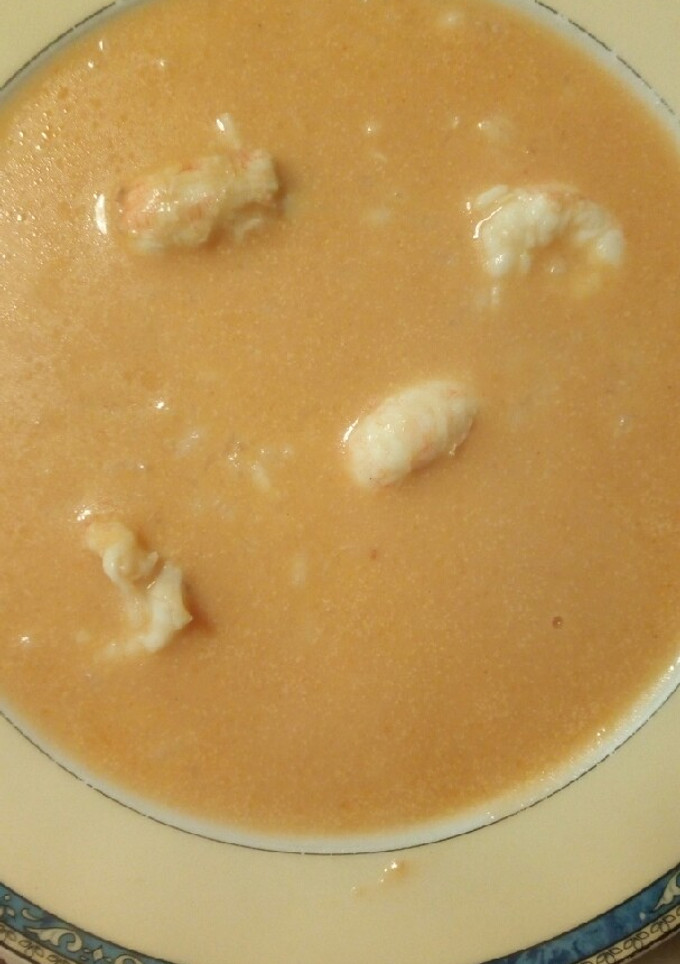 Una foto de Sopa de cigalas