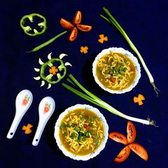 A picture of Veggie Soupy Noodles.