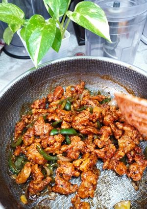 Foto resep Ayam krispy lada hitam