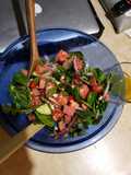 Watermelon feta salad