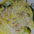 Spaghetti de palmito en salsa bechamel