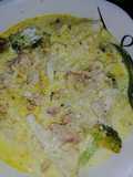 Spaghetti de palmito en salsa bechamel