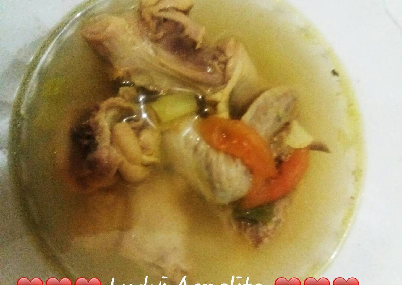 Soto ayam sederhana