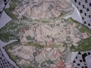 Una foto de ensalada con ejotes