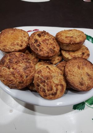 Una foto de Budincitos de ricota y nuez low carb