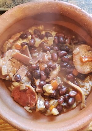 Una foto de Feijoada brasilera