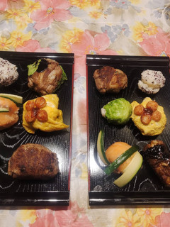 日式春天賞花飯糰1-日式壽喜燒飯糰,韓式豬肉泡菜飯糰 的食譜成品照片