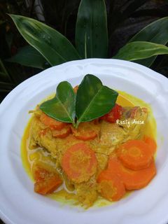 Foto resep Kepala Kakap Kuah Kuning