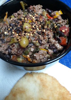 A picture of Cazuela superior de la estufa, Stovetop Casserole.