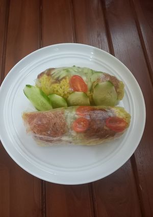 Foto resep Nasi Kuning Wrap