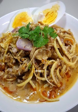 รูปของ ยำหัวปลีหมูสับกะทิสด #อาหารไทยทำง่ายๆ