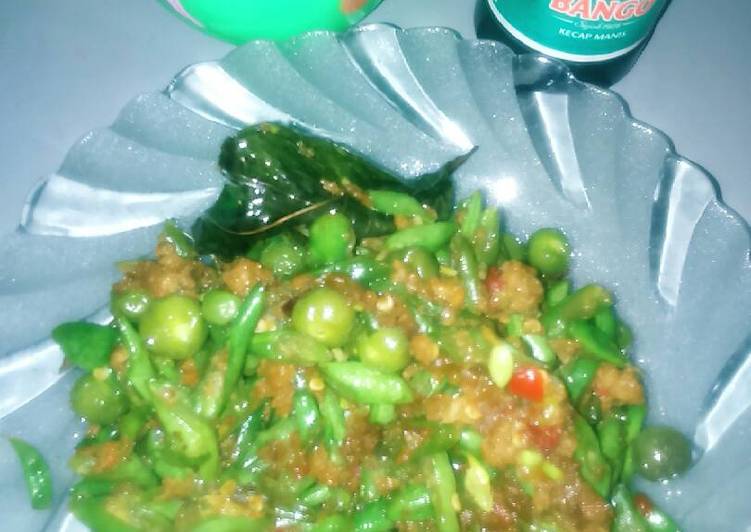 Resep Buncis lencak bumbu oncom yang Lezat