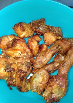 Foto resep Ayam Goreng Ungkep Bumbu Kuning