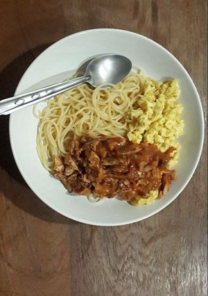 รูปของ สปาเก็ตตี้ สูตรคลีนเน้นโปรตีน (เล่นกล้าม)