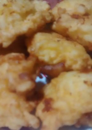 Una foto de Torrejas de arroz con queso