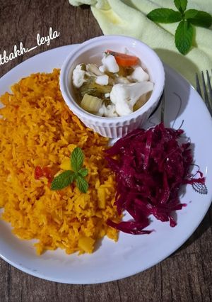 عکسی از دستور گوجه پلو جنوبی (شله تُماته‌ای)