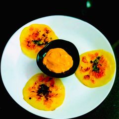 A picture of Mini Tomato Uttapam quick recipe.