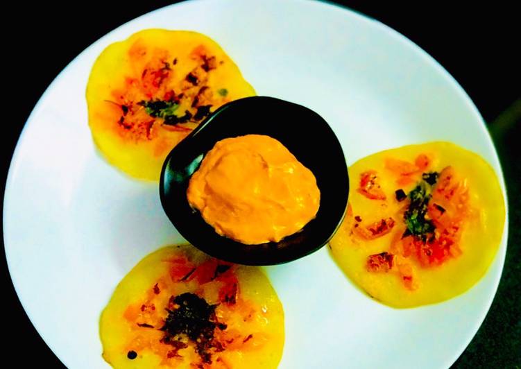 Recipe of Award-winning Mini Tomato Uttapam quick recipe