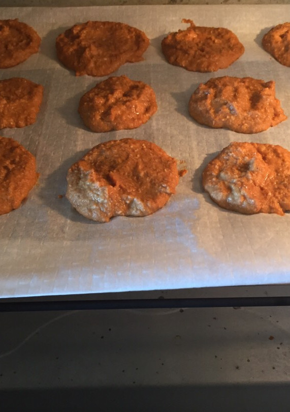 Una foto de Galleta de calabaza asada con avena y cacao puro