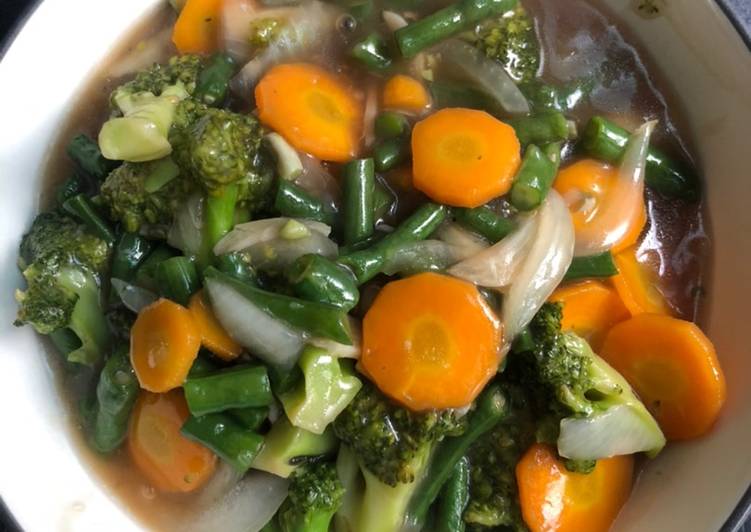 Brokoli wartel saus tiram (kacang panjang)