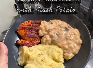 Foto resep Chicken Mushroom with Mashed Potato
