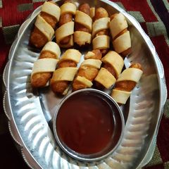 A picture of Potato Curl Rolls.