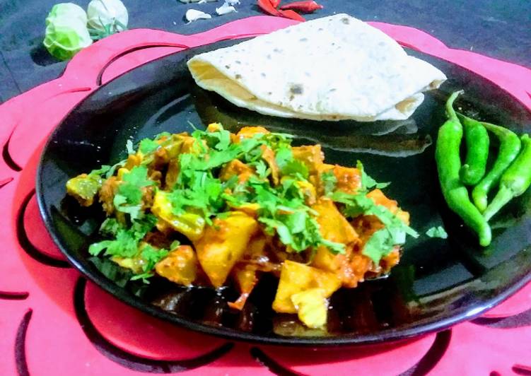 Starangi sabzi with chapati