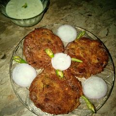 A picture of Chicken Shami Kabab 😋💗🥰.