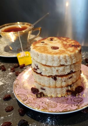 Une photo de Welsh cake, biscuit gallois