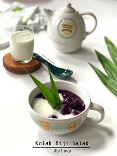 Foto resep Kolak Biji Salak Ubi Ungu