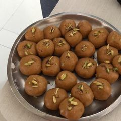 Dry fruits Besan ladoo A picture of Dry fruits Besan ladoo.