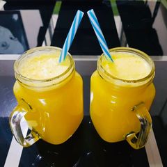 Orange Passion fruit Mocktail A picture of Orange Passion fruit Mocktail.