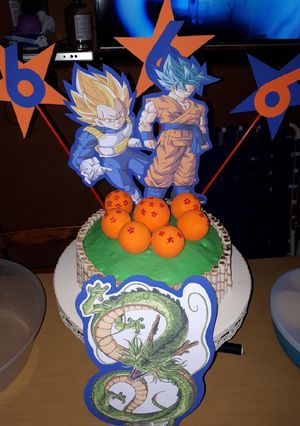 Una foto de Torta de Dragón ball Z