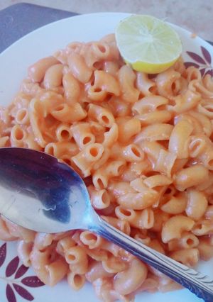 صورة لوصفة مكرونة بصوص تجنن 😍🍝