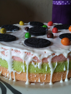 Foto resep Bolu rainbow cake 3 warna