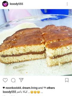 صورة لوصفة كيكة التمر