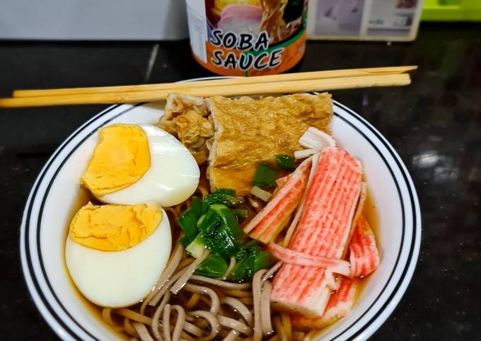 Resipi Soba noodles with Soba sauce oleh hidayati chemat - Cookpad