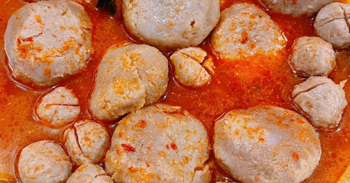 Resep Bakso Kuah Mercon Oleh Heni Absari Cookpad