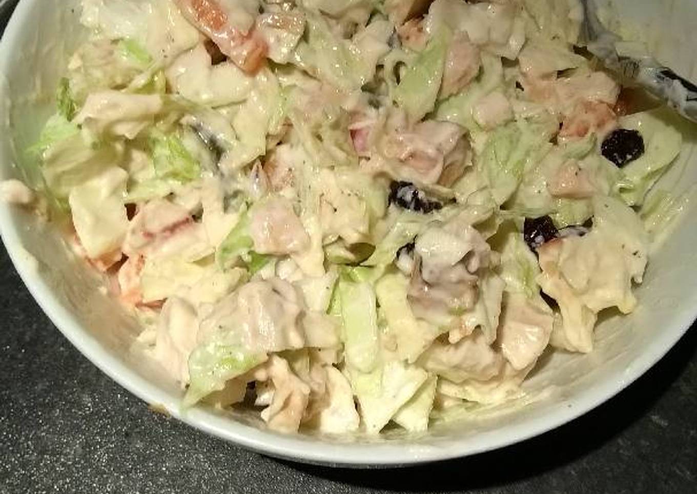 Creamy chicken salad/slaw