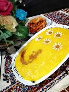 عکسی از دستور شله زرد 💛